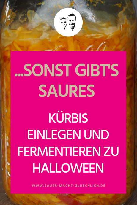 fermentierter Kürbis - halloween