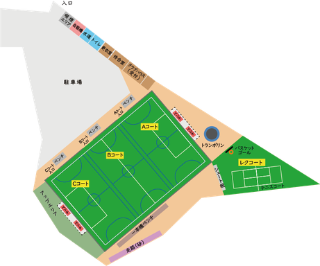 KTPスポーツパーク施設案内図