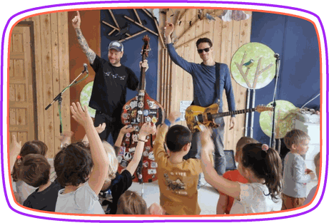 Live-Musik von den Dynamit Dudes