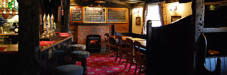 The Plume of Feathers country pub on the Hampshire Surrey border