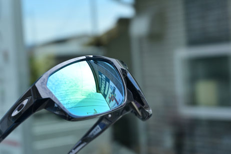 ◎フレーム：OAKLEY／SPRITSHOT　◎レンズ：OAKLEY／OAKLEY OTD POLARIZED