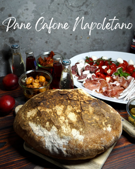 Pane Cafone Napoletano, italienisches Brot mit langer Teigführung und viel Aroma