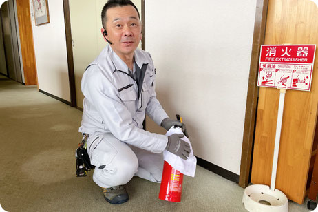 新潟市の消防設備士【写真】