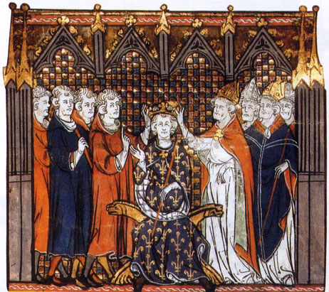 Babylone la grande a pratiqué l’immoralité avec les rois de la terre. C’est l’union du sabre et du goupillon, du trône et de l’autel ; c’est la doctrine des 2 sabres. Charlemagne est couronné empereur par le pape Léon III, en l’an 800, à Rome.