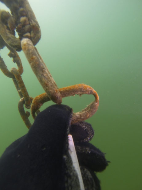 Ketten Service unterwasser