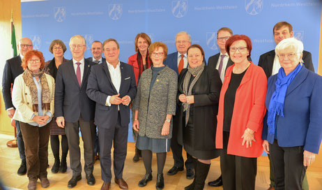 Mitglieder des Rates für Nachhaltige Entwicklung treffen Ministerpräsident Armin Laschet und Umweltministerin Ursula Heinen-Esser