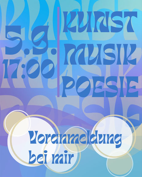 Der österreichische Künstler MaLo Magic Blue eröffnete am 5. September 2025 die MaLo-Freiluftvernissage vor 50 geladenen Gästen. - ein Event mit Gemälden und Live-Musik vom Künstler persönlich.
