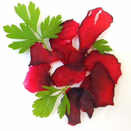 Rote Bete Chips getrocknet