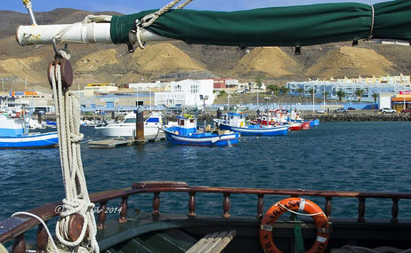im Hafen von Morro Jable