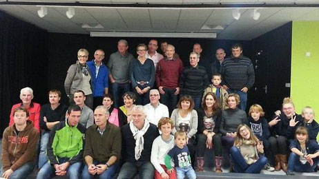 Ambiance familiale à l'issue du Saint-Pol - Morlaix pour le club des Coquelicots 
