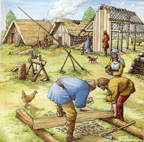 Building an Anglo-Saxon house