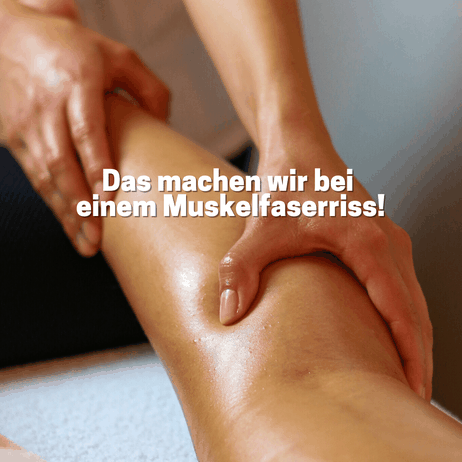 Was tun bei einem Muskelfaserriss? Muskelfaserriss