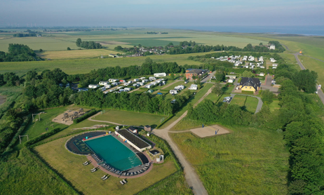Vogelperspektive Campingplatz Nordseecamping Zum Seehund