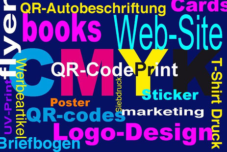 Druck, Flyer, QR-Code Druck