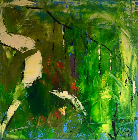 "ohne Titel" Aus dem Thema Erneuerung, Frühling , Acryl , 60x60 cm, B384