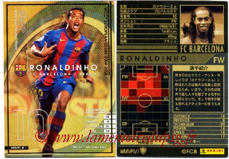 N° WMVP - RONALDHINO (2001-03, PSG > 2004-05, FC Barcelone, ESP) (World MVP)