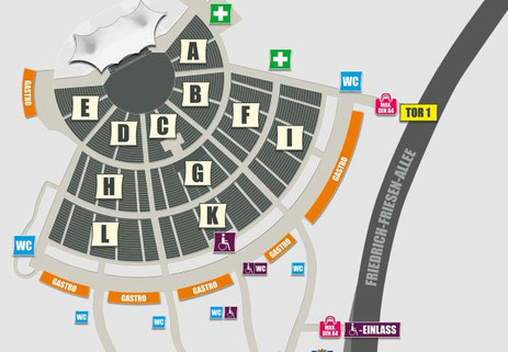 Sitzplan Waldbühne Berlin