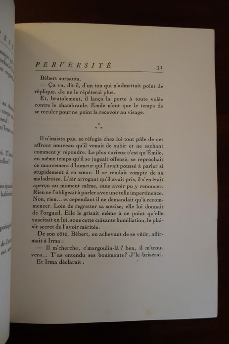 Francis Carco, Perversité, 1927, 15 eaux-fortes de Dignimont, livre rare, reliure originale