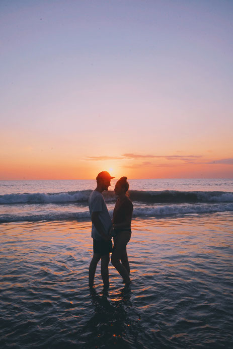 Sonnenuntergang am Strand von Canggu