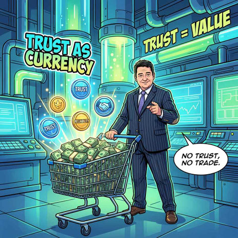 Wir kaufen Dinge die wir brauchen von Menschen denen wir vertrauen - no trust, no trade