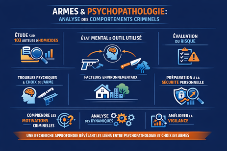 Analyse des comportements criminels et relation des armes avec la psychopathologie 