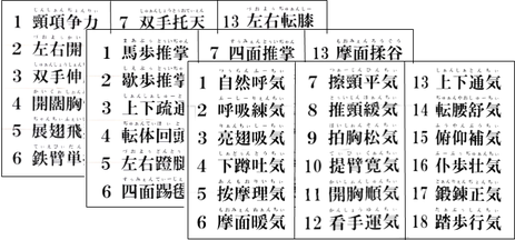 教材等の販売 - 日本健康づくり協会 練功十八法普及センター