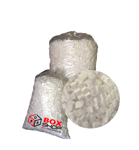 Polystyrene chips for packaging 