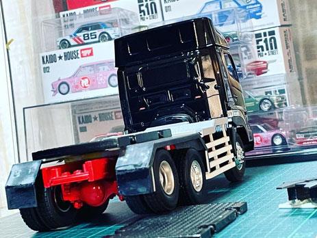 Truck Collection Logistics Site Wing Van Set D Senko (N scale)