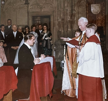 Trauung in der Lambertikirche mit Domkapitular Reinhold Friedrichs