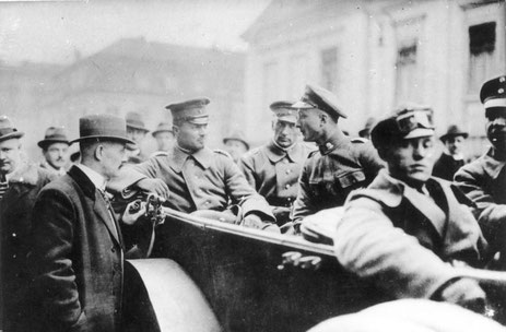 Korvettenkapitän Hermann Ehrhardt am 13. März 1920 in Berlin