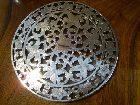 overlay Untersetzer Silber Webster