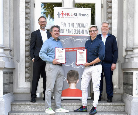 From left to right: Dr. Frank Stehr, PD Dr. Guido Hermey, Dr. Marcel Klein, Dr. Herman van der Putten. © Marek Audirsch