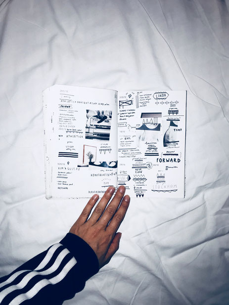 This is my weekly PLANNER scan WEEK 21 // 2018. Trough planning, sketching and living new designs and inspirations arise weekly in my inhouse designed PLANNER which I use as a sketchbook, moodboard and notebook.