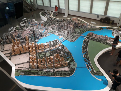 maquette de Singapour