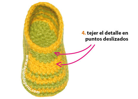 Tutorial: botitas con ondas para bebes (wiggle crochet baby booties free tutorial)