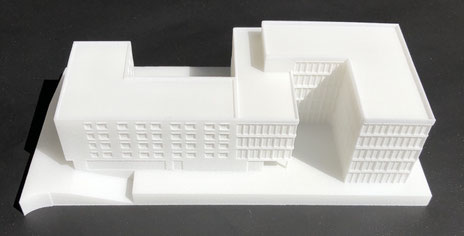 3d-druck-architektur-miniaturmodell-weiss