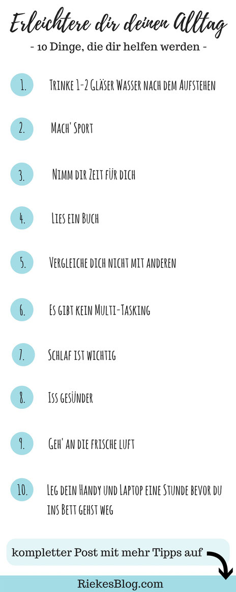 Infographik: Diese 10 Dinge werden dir deinen Alltag erleichtern