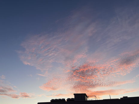 逆瀬川の夕方