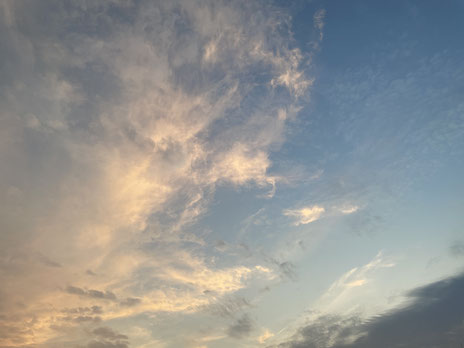 夕方の空