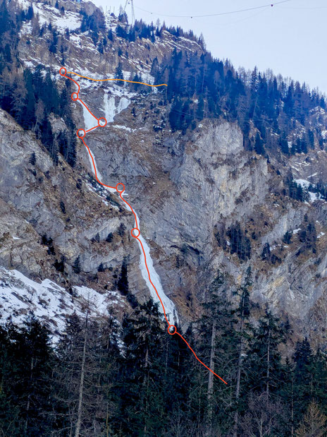 Eisklettern, BEO, Berner Oberland, Schweiz, Engstligen, kleiner Fall, kleiner Engstligenfall Adelboden