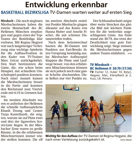 Bericht im Miesbacher Merkur am 23. Februar 2022 - Zum Vergrößern klicken
