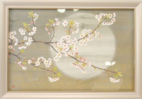 日本画 「桜」