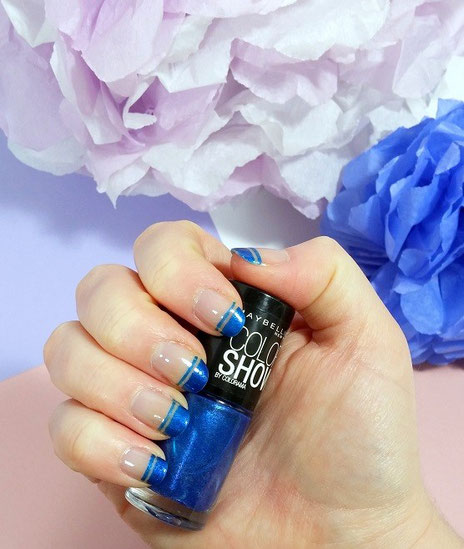 nail-art-french-manucure-bleue-LesAteliersDeLaurène