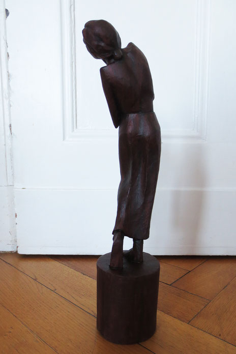 'Skulptur 'Ditte' // Bildhauerei: Deike Heeren // Gießmasse, Acryl, H 40 cm