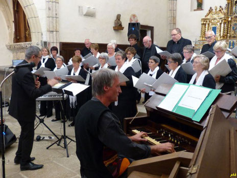 Musiques à l'harmonium, église d'Orliac-de-Bar, septembre 2018