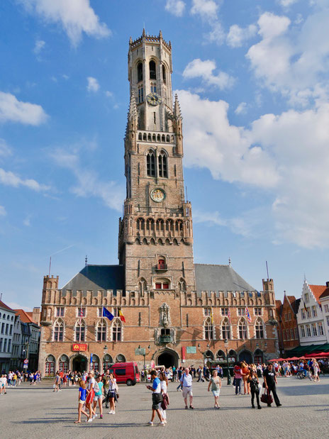 Belgien, Brügge Belfried Marktplatz