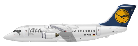 Aircraft Type: BAe 146-200/Avro RJ85