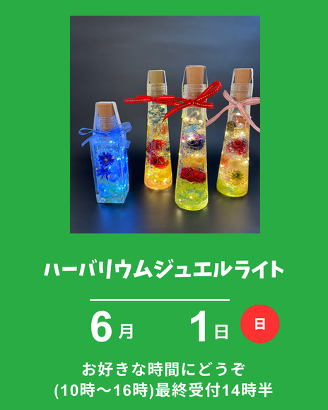 ハーバリウムジュエルライト