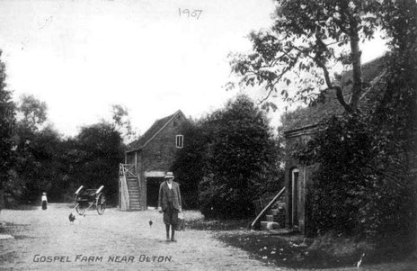 Gospel Farm 1907. Image from the Acocks Green History Society website, reuse permitted for non-commercial or educational purposes.