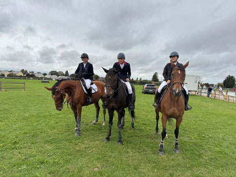Gauthier, Laurence et Lucie classés dans le GP 1 m